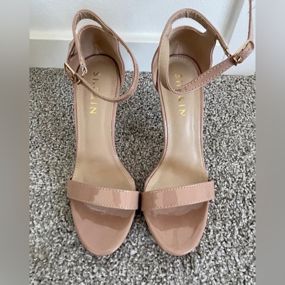 Two Part Ankle Strap Stiletto Heels